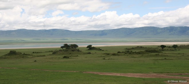 The Ngorongoro Crater during the rainy season