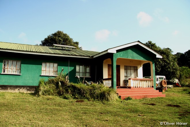 Entrance to research house