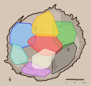 Crater map with hyena clan territories